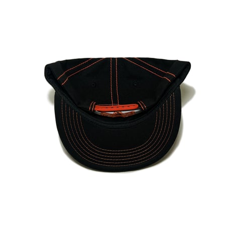 ADG AS Logo Stitch Snapback (Org)｜ADG ASロゴ ステッチ スナップバック（オレンジ）
