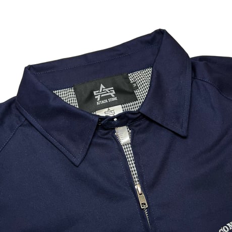 ATTACK ORIGINAL “CONCEPT” Harrington Jacket (Navy)｜アタックオリジナル “コンセプト” ハリントンジャケット（ネイビー）
