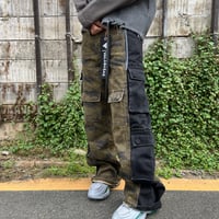 VALABASAS COOP CARGO PANTS (CAMO&BLACK)｜ヴァラバサス クープ カーゴパンツ（カモ＆ブラック）