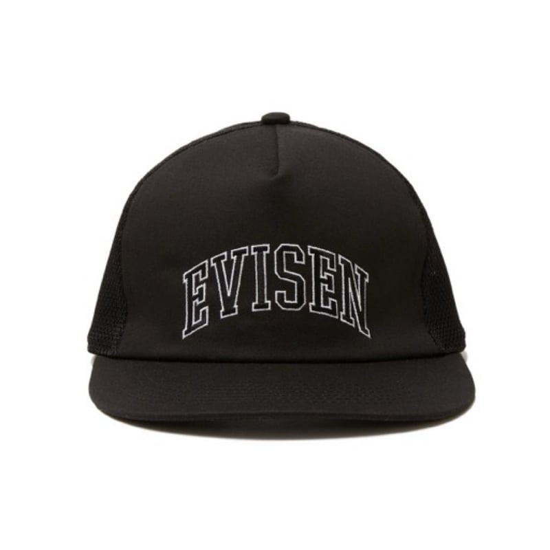 EVISEN COLLEGE MESH CAP (BLACK)｜エヴィセン カレッジ メッシュ