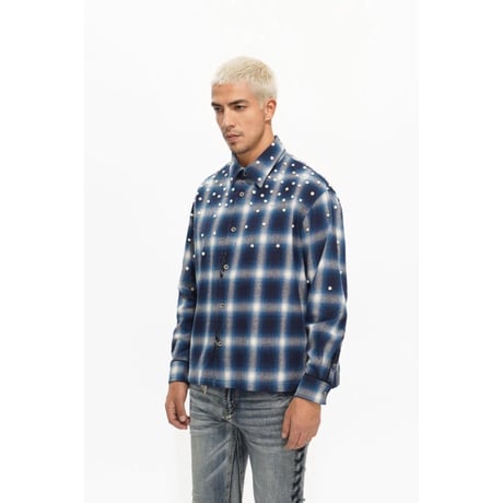 VALABASAS CADENCE BUTTON DOWN (BLUE)｜ヴァラバサス ケイデンス ボタンダウン（ブルー）