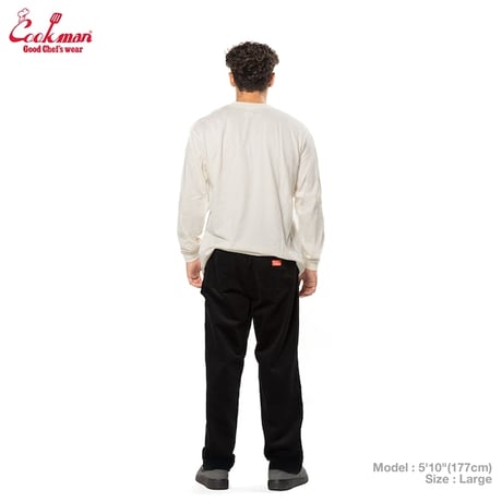 Cookman Carpenter's Pants Corduroy (Black)｜クックマン カーペンターパンツ コーデュロイ（ブラック）