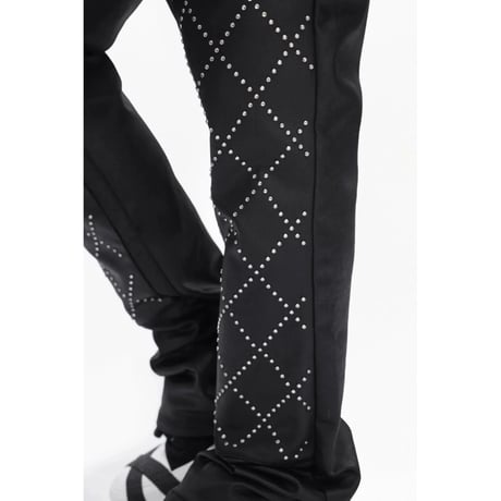 VALABASAS PUNCTURED STACKED (BLACK) | ヴァラバサス パンクチャード スタックド (ブラック)