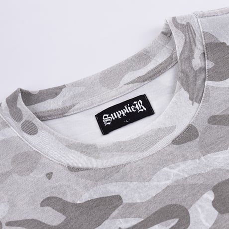 SUPPLIER Camouflage Cross Tee (GREY)｜サプライヤー カモフラージュ クロス ティー（グレー)