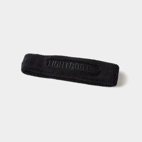 TIGHTBOOTH LOGO HEADBAND (Black)｜タイトブース ロゴ ヘッドバンド（ブラック）