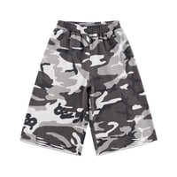 SUPPLIER Camouflage Baggy Sweat Shorts (GREY)｜サプライヤー カモフラージュ バギースウェットショーツ（グレー）
