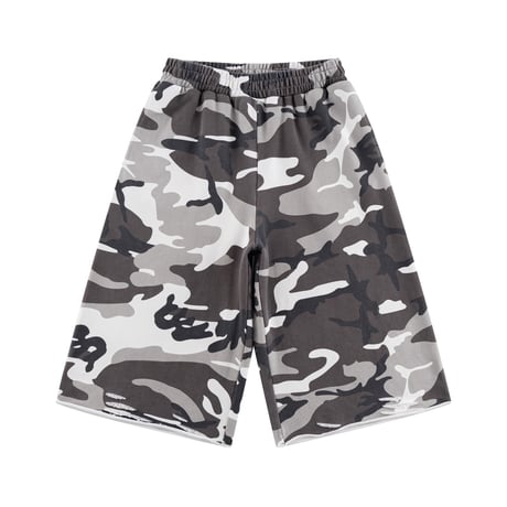 SUPPLIER Camouflage Baggy Sweat Shorts (GREY)｜サプライヤー カモフラージュ バギースウェットショーツ（グレー）
