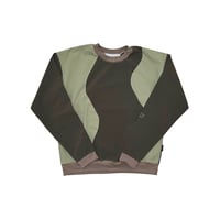 JOHN SOFIA Earth Wave Crewneck (Army6/6)｜ジョンソフィア アースウェーブ クルーネック（アーミー6/6）