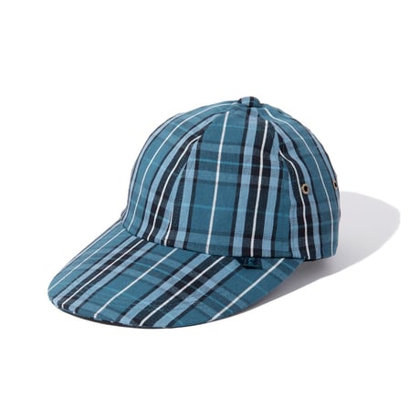 FLATLUX Pop Longbill Cap (Black Watch, Dark Teal)｜フラットラックス ポップ ロングビルキャップ（ブラックウォッチ/ダークティール）