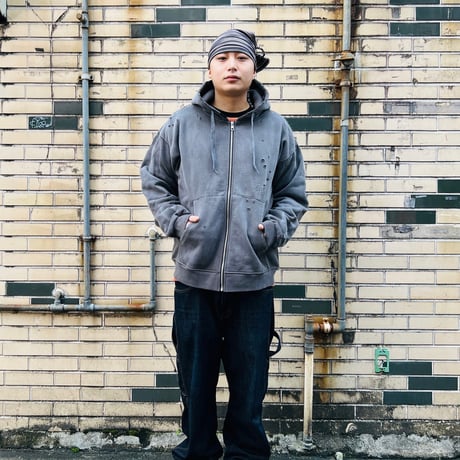 JOHN SOFIA Border Tube Beanie (Gray&BlackWhitePink)｜ジョンソフィア ボーダー チューブ ビーニー（グレー＆ブラック・ホワイト・ピンク）