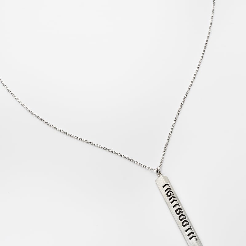 TIGHTBOOTH ANGLE IRON NECKLACE (SILVER)｜タイトブース
