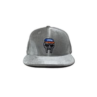 ADG METAL FACE VELVET SNAPBACK (GRAY)