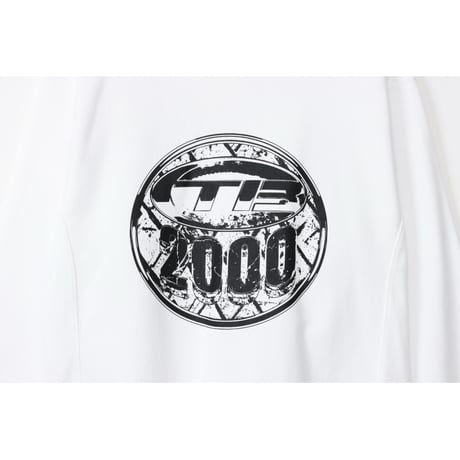 THROWBACK2000 Metalic TB Sweat (White)｜スローバック2000 メタリック TB スウェット（ホワイト）