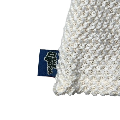 JOHN SOFIA Popcorn Knit Shirt (Off White)｜ジョンソフィア ポップコーンニット シャツ（オフホワイト）