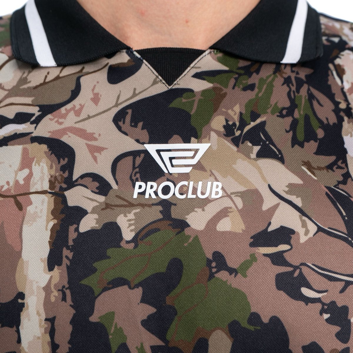 PRO CLUB POLO SOCCER JERSEY (CAMO)｜プロクラブ ポロ サッカ