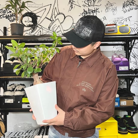 ATTACK ORIGINAL “CONCEPT” HARRINGTON JACKET (BROWN)｜アタックオリジナル “コンセプト” ハリントンジャケット（ブラウン）