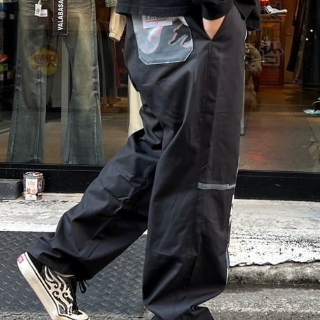 JOHN SOFIA After Zone Cross Camo Pants (Black)｜ジョンソフィア アフターゾーン クロス カモパンツ（ブラック）