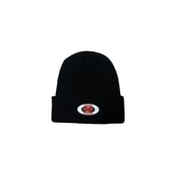 JOHN SOFIA Badge Logo Beanie (Black)｜ジョンソフィア バッジロゴ ビーニー（ブラック）