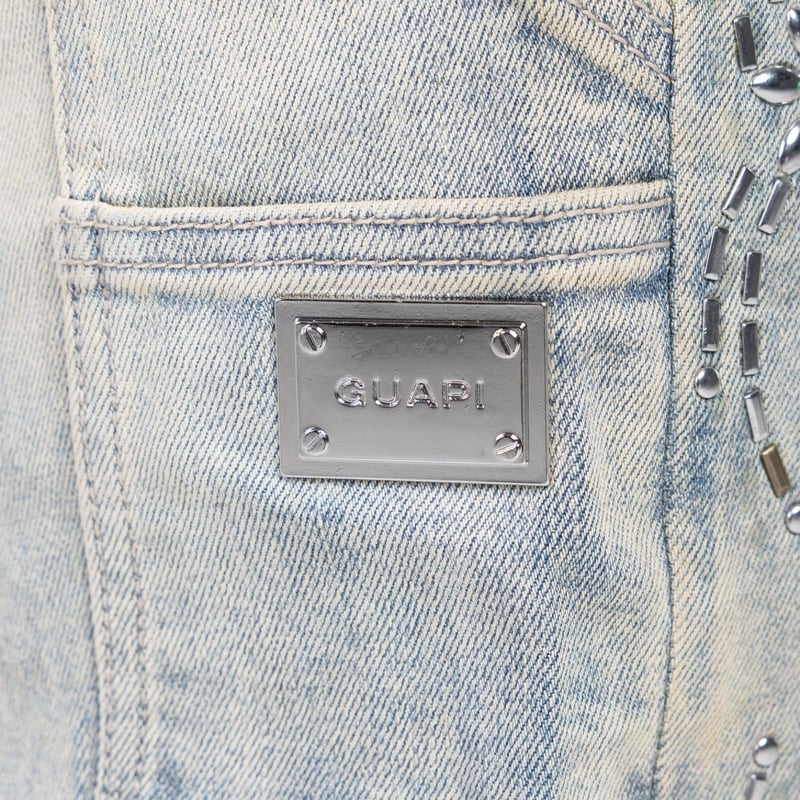 GUAPI/エメラルドスパイダーデニム/サイズ28 GUAPI Emerald Spider Denim (Emerald Spider) | グ