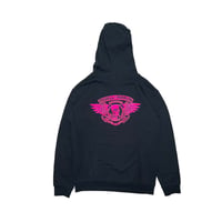 Powell-Peralta™ Winged Ripper Hoody (Blacklight Pink)｜パウエル・ペラルタ ウィングド リッパー フーディー（ブラックライトピンク）