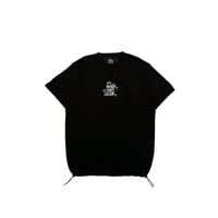 ADG Tagging Drawcord Tee (Blk)｜ADG タギング ドローコードTシャツ（ブラック）