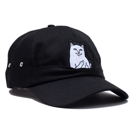RIPNDIP Lord Nermal 6 Panel Pocket Hat (Black)｜リップンディップ ロードナーマル 6パネル ポケットハット（ブラック）
