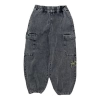ADG Tagging Slam Dnm Cargo Pants (Blk)｜エーディージー タギング スラムデニム カーゴパンツ（ブラック）