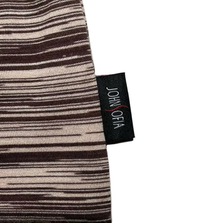JOHN SOFIA Border Tube Beanie (Wood)｜ジョンソフィア ボーダー チューブビーニー（ウッド）