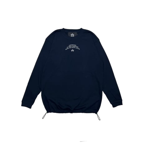 ATTACK ORIGINAL “CONCEPT” Drawcord LS Tee II (Nvy)｜アタックオリジナル “コンセプト” ドローコード ロングスリーブT II（ネイビー）