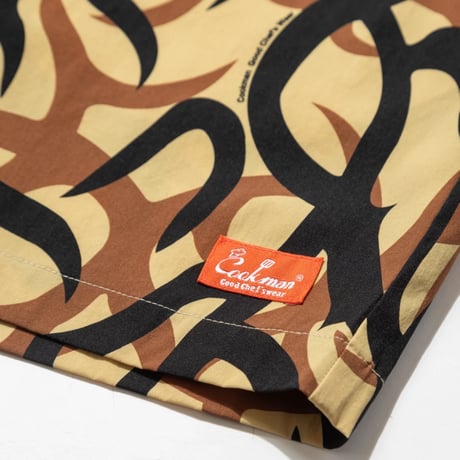 Cookman Chef Pants Short Light Tribal Camo (Beige)｜クックマン シェフパンツ ショート ライトトライバルカモ（ベージュ）