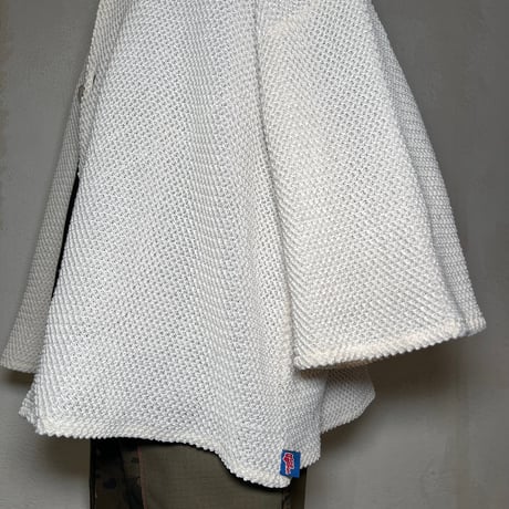 JOHN SOFIA Popcorn Knit Shirt (Off White)｜ジョンソフィア ポップコーンニット シャツ（オフホワイト）