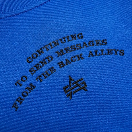 ATTACK ORIGINAL “CONCEPT” Drawcord LS Tee (Blu)｜アタックオリジナル “コンセプト” ドローコード ロングスリーブT（ブルー）