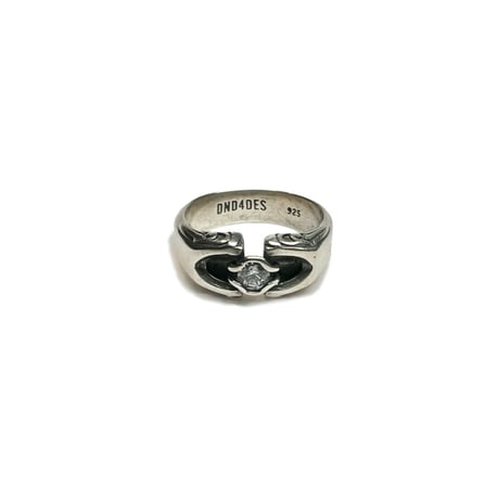 DND4DES Honeysuckle Pattern Small Ring (925 SILVER)｜ディーエヌディーフォーデス ハニースクル パターン スモールリング（925シルバー）