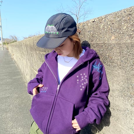ADG Next Escape Zip Hoodie (Dark Purple)｜エーディージー ネクストエスケープ ジップフーディー（ダークパープル）