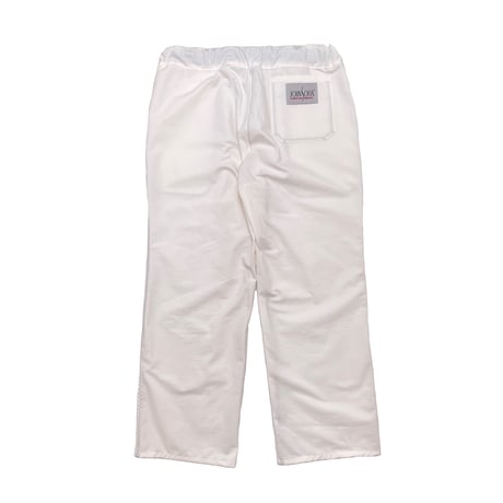 JOHN SOFIA Jagged Stitch Ripstop Trousers (White/Org, White/Blu)｜ジョンソフィア ジャグドステッチ リップストップトラウザーズ