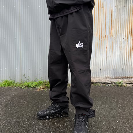 Attack Fishing Club “AS LOGO” GORE-TEX SHELL PANTS (BLACK)｜アタックフィッシングクラブ ASロゴ ゴアテックス シェルパンツ（ブラック）