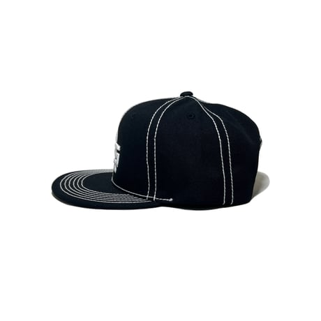 ADG AS Logo Stitch Snapback (Wht)｜エーディージー ASロゴ ステッチ スナップバック（ホワイト）