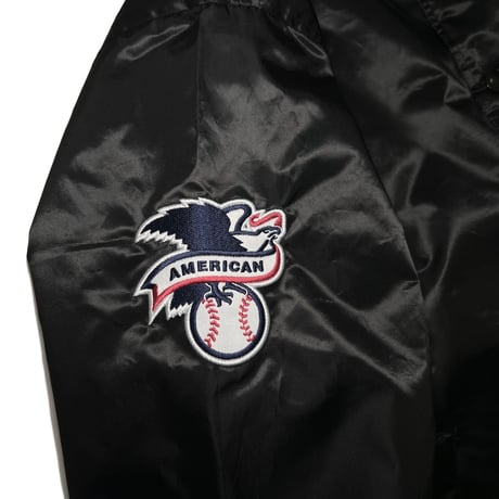 Fanatics Satin Jacket “Black & White” (Yankees, Dodgers)｜ファナティクス サテンジャケット（ブラック＆ホワイト／ヤンキース・ドジャース）