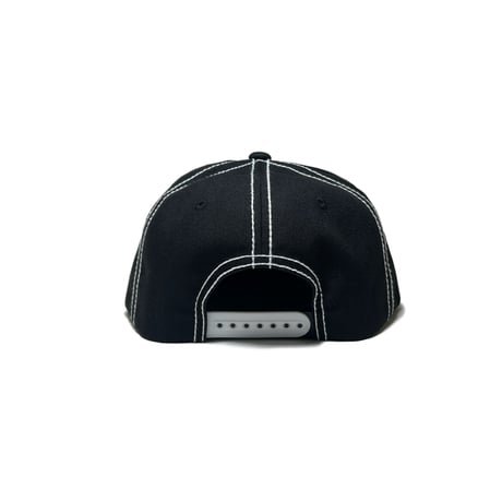 ADG AS Logo Stitch Snapback (Wht)｜エーディージー ASロゴ ステッチ スナップバック（ホワイト）