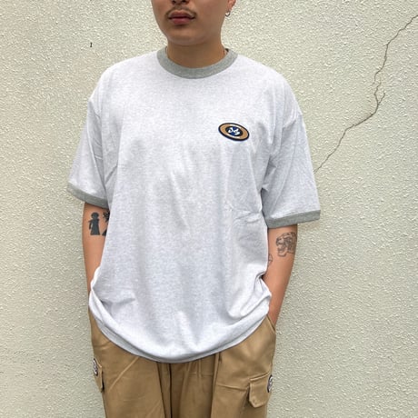 JOHN SOFIA Ringer Tee (Ash/Black)｜ジョンソフィア リンガーTシャツ（アッシュ/ブラック）