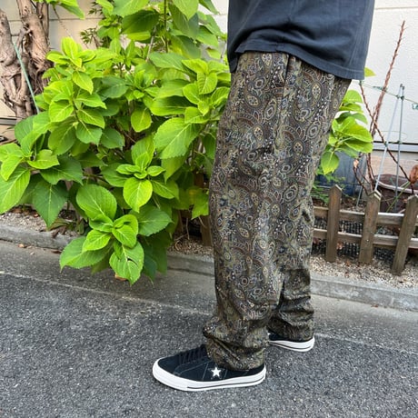 JOHN SOFIA Moonlight Dancehall Easy Pant (Deep Green)｜ジョンソフィア ムーンライト ダンスホール イージーパンツ（ディープグリーン）