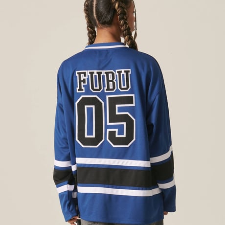 FUBU Hockey Shirts (BLUE)｜フブ ホッケーシャツ（ブルー）