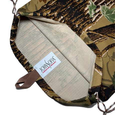 JOHN SOFIA Ripstop Knapsack (RealTree/Beige)｜ジョンソフィア リップストップナップサック（リアルツリー/ベージュ）