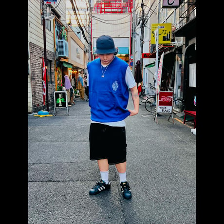 ATTACK ORIGINAL Angel Knit Vest (Blue, Black)｜アタックオリジナル エンジェル ニットベスト（ブルー/ブラック）