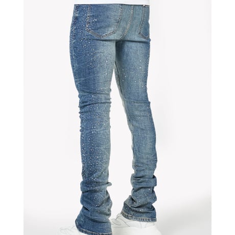 GUAPI Acid Blue Starry Sky Denim (Blue) | グアピ アシッド ブルー スタリー スカイ デニム (ブルー)