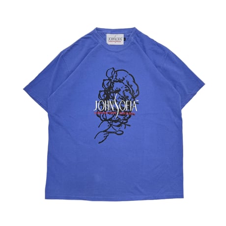 JOHN SOFIA Acid Spoon Garment Dye Tee (Turquoise, Purple)｜ジョンソフィア アシッドスプーン ガーメントダイT（ターコイズ/パープル）