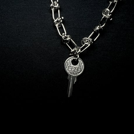 JOHN SOFIA “Locker Key” chain necklace (Silver) | ジョンソフィア ロッカーキー チェーン ネックレス (シルバー)