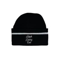 AFC REFLECTIVE LINE W-BEANIE (BLACK)｜エーエフシー リフレクティブライン ダブルビーニー（ブラック）