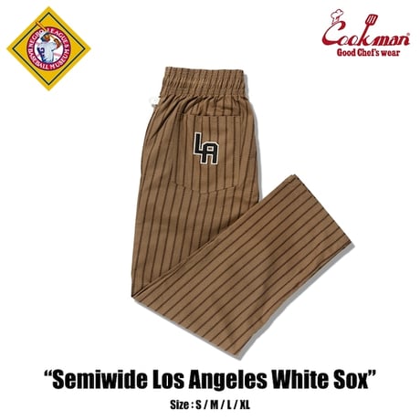 Cookman Chef Pants Semiwide Negro Leagues (LA White Sox)｜クックマン セミワイド シェフパンツ ネグロリーグ（ロサンゼルス ホワイトソックス）