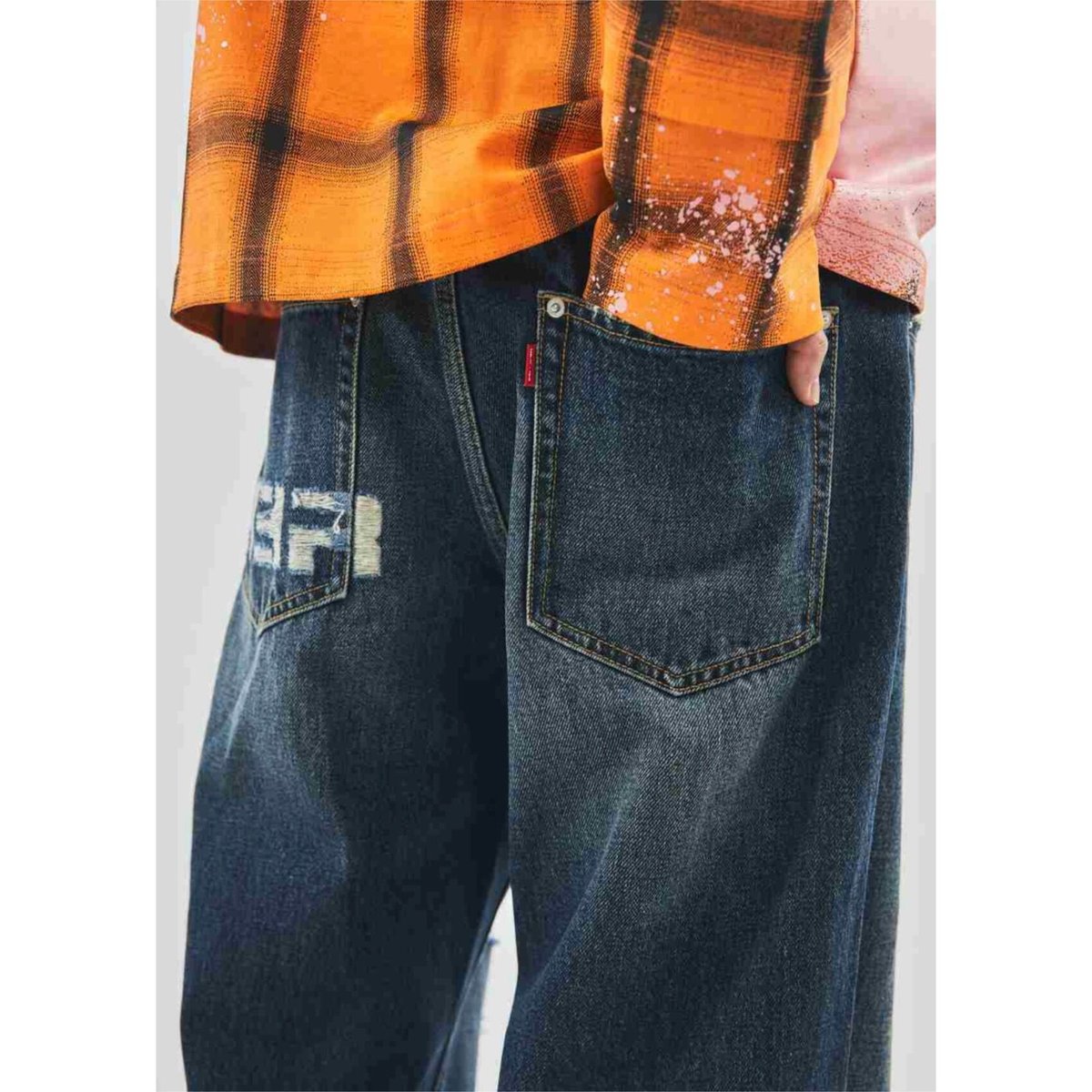 SUPPLIER/サプライヤー Logo Denim Pants デニムパンツ-